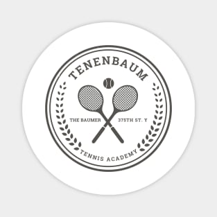 Tenebaum Tennis Academy - modern vintage logo Magnet